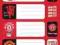 Manchester United godło - naklejki