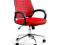 UNIQUE fotel obrotowy biurowy fotel Award czerwony
