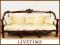 MEBLE STYLOWE  sofa drewno mahoń 77769