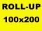 ROLL UP ROLL-UP 100X200 1440 DPI POLIPROPYLEN