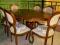 stół+6 szt krzeseł -sprężyny nowa tapicerka