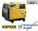 Agregat KIPOR KDE3500T DIESEL 3,2kW 1,39l/h 12,2A