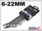 ZESTAW KLUCZY PŁASKICH 6-22MM DEDRA 1409