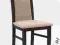 KRZESLO CITRONE DREWNO CIEMNY ORZECH STÓŁ KRZESŁA