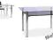 Stół szklany ESTA, 2 kolory, firmy SIGNAL, od ręki