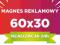 FOLIA MAGNETYCZNA MAGNES REKLAMA NA AUTO 60x30 24H