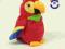 Pluszak PALS Papuga 14cm Teddykompaniet_czerwona
