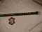 CAMON Skórzana obroża z kryształkami dla psa