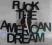 duży zegar FUCK THE AMERICAN DREAM 40cm