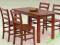 STÓŁ DREWNIANY 68x115x74 DINNER CHERRY HALMAR