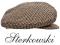 Czapka męska oprychówka brązowa (Sterkowski) 56 cm