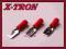 [X-TRON]Konektor Izolowany Męski Czer 4.8mm 10szt