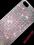 LUXURY SWAROVSKI panel iPhone 5 LIGHT ROSE