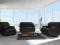 KOMPLET*RELAX 3+2+1*SKÓRA HALF LEATHER ! PRODUCENT
