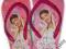 japonki VIOLETTA klapki 35-36 24 cm DISNEY róż