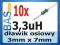 Dławik osiowy 3,3uH _ 3mm x 7mm _ 10 sztuk