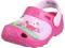 NOWE CROCS HELLO KITTY RÓŻOWE LEKKIE J2 33-34