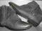 Botki Zara srebrne popielate buty wew.23cm. 35