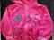Śliczny różowy dres dla dziewczynki 86cm+ gratis