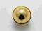 GUZIK METALOWY ZŁOTY GŁADKI ŚR. 15MM