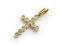 ZŁOTY 585 KRZYŻYK CYRKONIE CHRZEST KOMUNIA