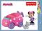 Fisher Price KABRIOLET MINNIE + Szary Kotek