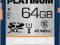 Karta SDXC PLATINUM 64GB class10 45 MBs UHS-I WaWa