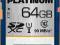 Karta SDXC PLATINUM 64GB class10 90 MBs UHS-I WaWa