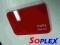 2030 x 1525 x 3mm CZERWONA 433 plexi kolor plexa