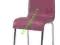 KRZESŁO METALOWE H161 STÓŁ SALON KUCHNIA FIOLET