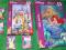 6szt DISNEY PRINCESS ** PUZZLE KSIĘŻNICZKI ARIELKA