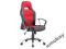 FOTEL Krzesło Obrotowe Q-033 CZERWONY Eco-Skóra