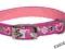 Obroża tradycyjna nylonowa Doogy 25-31cm różowa