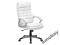 FOTEL Krzesło Obrotowe Q-087 Eco-Skóra BIAŁY