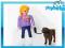 Figurka PLAYMOBIL  Dziewczynka z psem