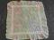Przedwojenny batystowy obrusik z haftami