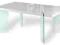 Stół SZ-160B blat biały lakierowany wysoki połysk