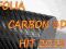 CARBON 3D Okleina Folia czarny Karbon HIT 127x50