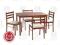 STARTER II STÓŁ + 4 KRZESŁA ZESTAW DO KUCHNI SALON