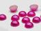 Półperły półperełki 12mm 8 szt. FUKSJA