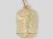 Złoty medalik z Panem Jezusem 1,150 g