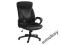 FOTEL Biurowy Obrotowy Q-098 CZARNY Eco-Skóra