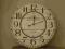 ZEGAR DUŻY DREWNO shabby chic retro vintage 60cm !