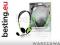 STEROFONICZNE SŁUCHAWKI Z MIKROFONEM HEADSET GREEN
