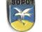 odznaka HERALDYKA herby miast SOPOT
