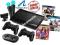 PS3 500GB+2xMOVE+2 PAD+EYE+ŁADOWARKA+3GRY 4CONSOLE