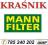 FILTRY MANN SEAT LEON 1.9 TDI AGR ASV AHF ASZ ARL