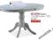 STOL ROZKLADANY OLIVIA BIANCO 106-141 STYLOWE