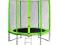 Trampolina Dzieci 2,45 Ogrodowa ZIELONA SIATKA
