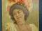 kobieta   w kapeluszu obieg Kraków 1901 zdobiona